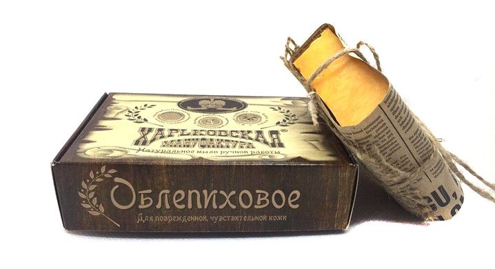 Натуральное мыло "Облепиха", Харьковская мануфактура, 100 г