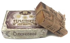 Натуральное мыло "Оливковое", Харьковская мануфактура, 100 г