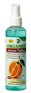 Пробиотический спрей для устранения запаха никотина, Organics Анти-Табак, 200 мл