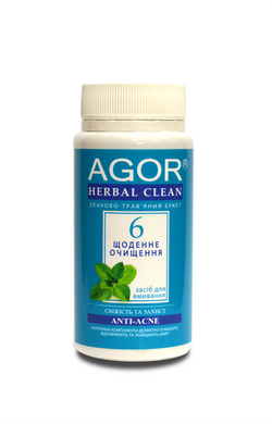 Ежедневное очищение №6 для возрастной, проблемной и жирной кожи, Agor, 65 г