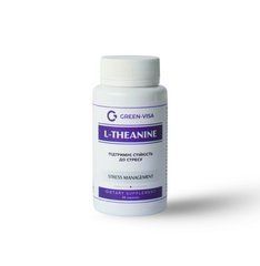 L-теанин (L-theanine) в капсулах (уменьшает стресс и тревожность, улучшает концентрацию и внимание, способствует расслаблению), Фитофорте 200 мг 60 капсул