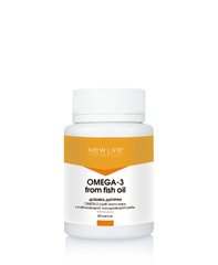 Omega-3 з риб'ячого жиру, NEW LIFE, 60 капсул